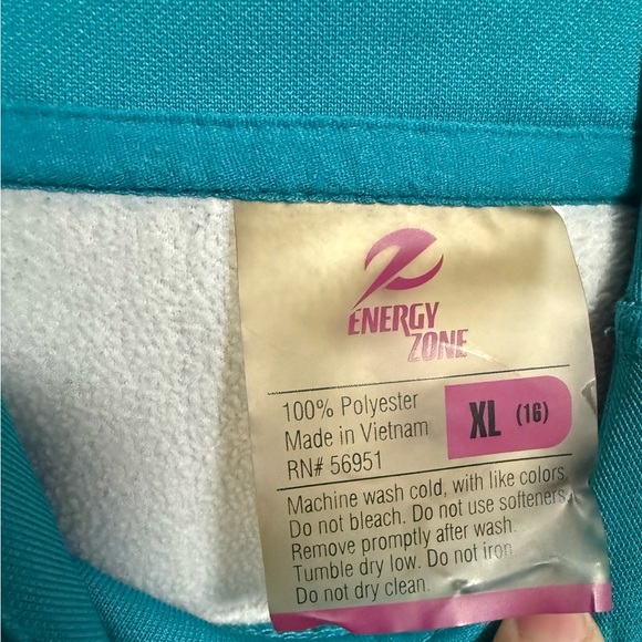Energy Zone Camo and Teal Hoodie - Picture 4 of 5